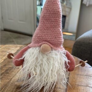 Charming Pink Gnome Figurine
